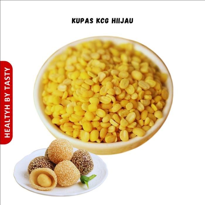 

New Kacang Hijau Kupas Organik Kacang Ijo Kupas Organik Mung Beans 500g