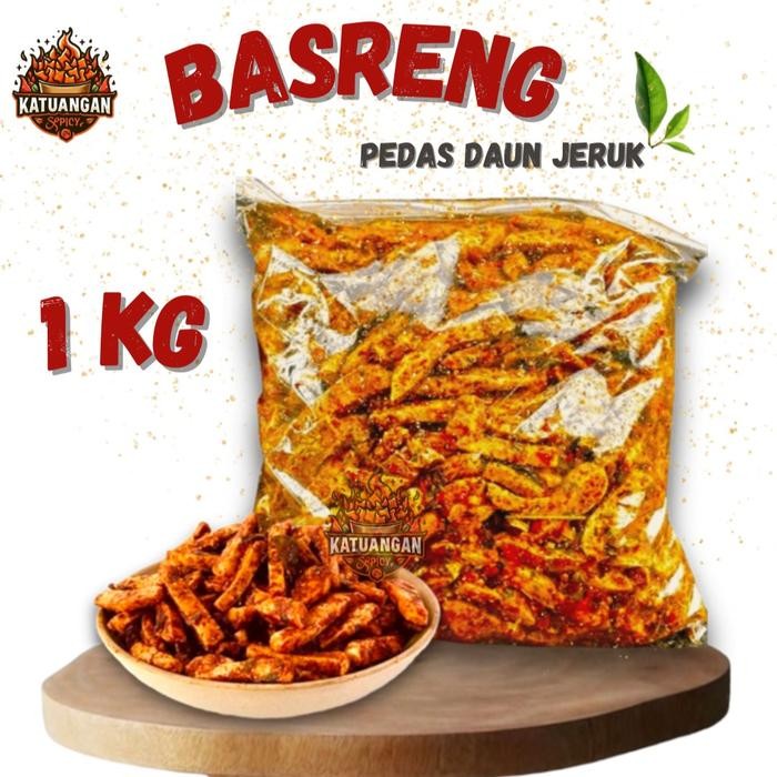 

New Basreng Viral Pedas Daun Jeruk 1kg Snack Baso Goreng snack cemilan murah Camilan Jagung Makanan