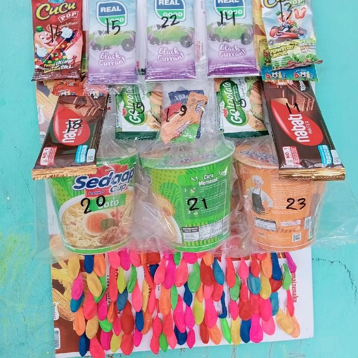 

New cabutan balon berhadiah isi 100 pcs s3