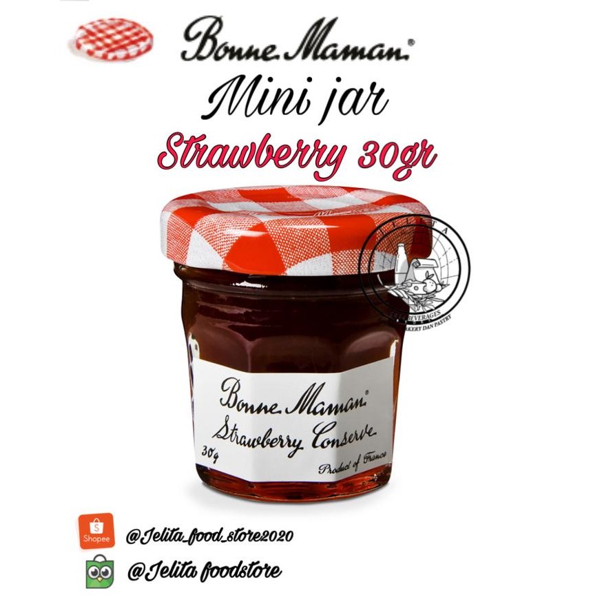 

New Bonne Maman Strawberry Jam 30gr France