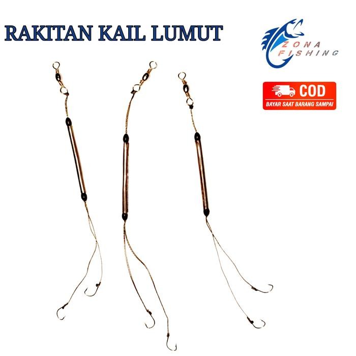 PANCING KAIL Rangkain Kail Lumut Rakitan Cabang 2 dan 3 Set Kail Lumut *