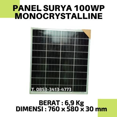 Solar Panel Solar Cell Panel Surya Series 100wp Monocrystalline