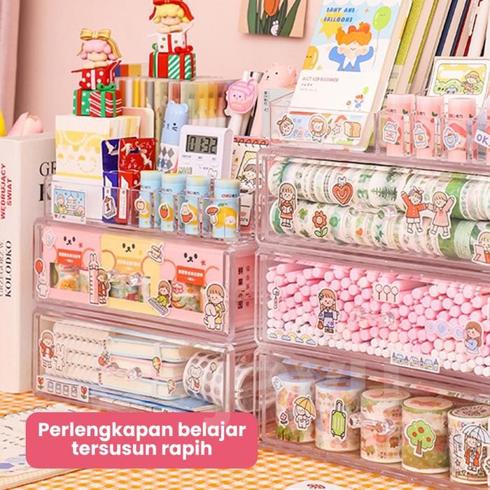 

Rak Meja Penyimpanan Alat Tulis Kantor Organizer Rak Hsb717