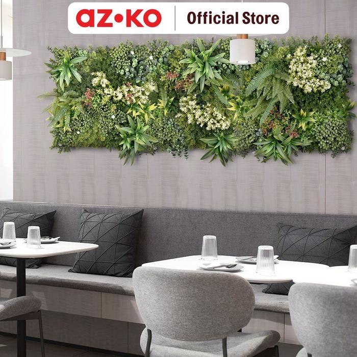 Azko Cc Grass Rhea Rumput Artifisial Dinding Tumbuhan Buatan Artificial Wall Grass Tanaman