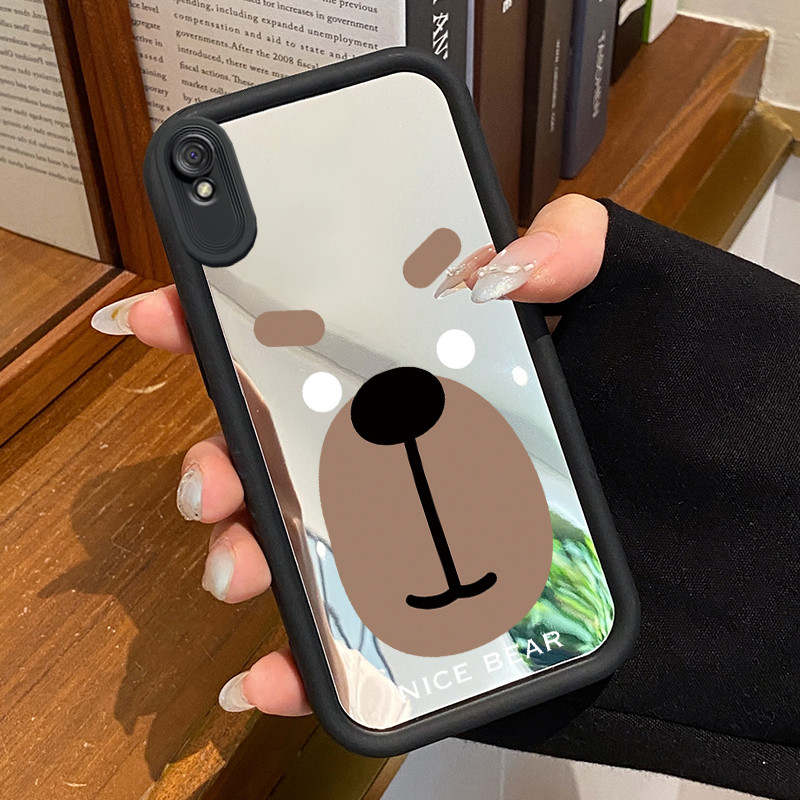 Casing Hp Xiaomi Redmi 9A Redmi 9i Redmi 9T Redmi 9 Power Case Casing Lukis beruang kecil Kasing HP 