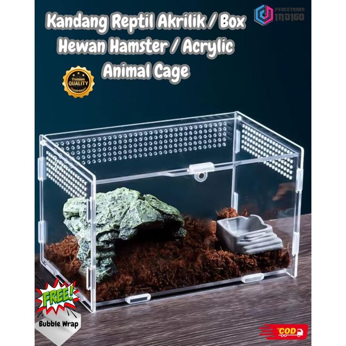AKRILIK BOX KANDANG /KANDANG REPTIL /BOX HEWAN