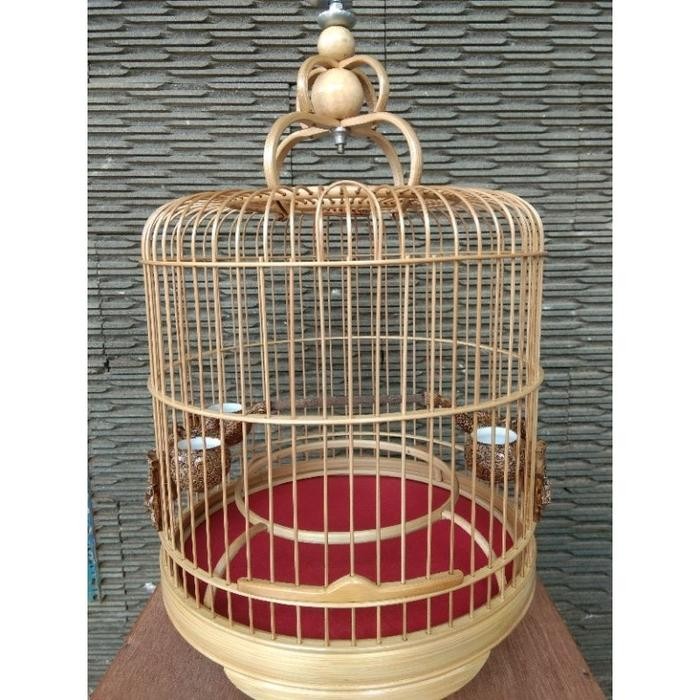 [YR]SANGKAR CUNGKOK PLECI MODEL CEPER SUDAH PERNIS PULSET CEPUK DAN TANGKRINGAN ALAS KAYU JATI