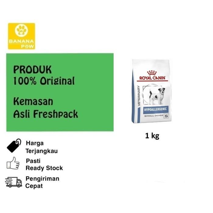 Dog Food Royal Canin Hypoallergenic Small Dog 1Kg