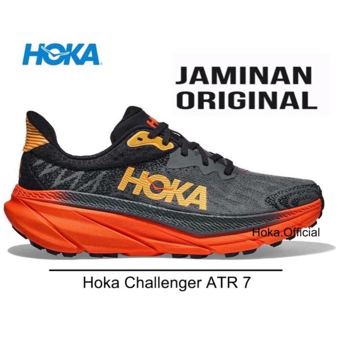 HOKA CHALLENGER ATR 7 CASTLEROCK / FLAME ORIGINAL 100%
