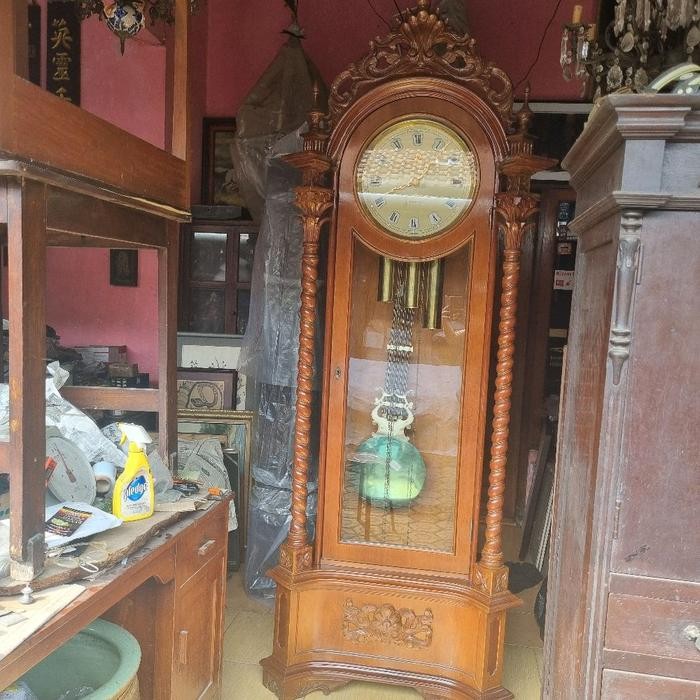 Jam Lantai Grandfather Clock Junghans Made In Germany