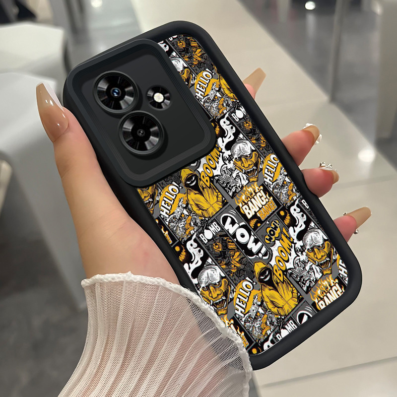 Casing Hp untuk Infinix Hot 30 Hot 30i Hot 30 Play Hot 20 Hot 20 Play Case Pola Asli Anime Kreatif K