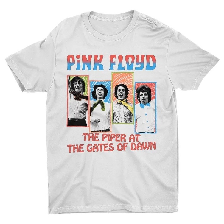 Kaos Jump Pink Floyd Piper At The Gates of Dawn Katun Unisex Pria Wanita