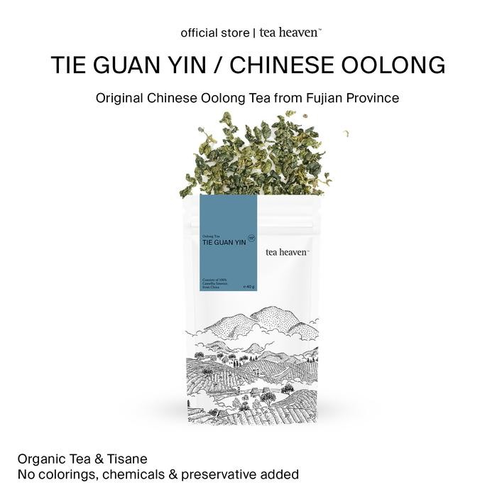 

Tie Guan Yin Oolong Anxi Tikuan Organic Chinese Tea Teh Cina