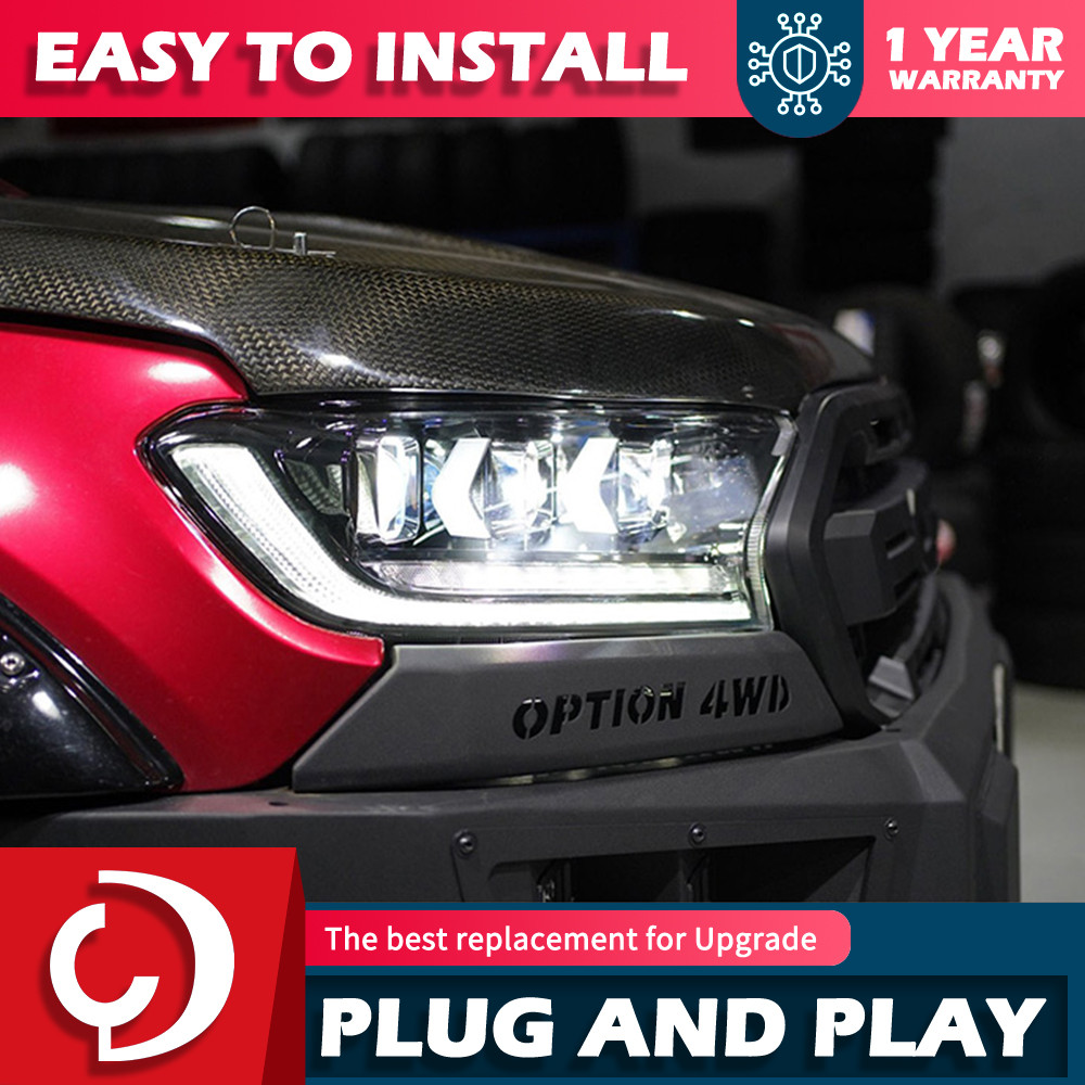 Car Styling Head Lamp for Ford Everest Headlights 2013-2019 LED