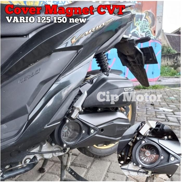 Cover Tutup Cvt Vario 125 150 Transparan Tutup Magnet Cvt Vario 150