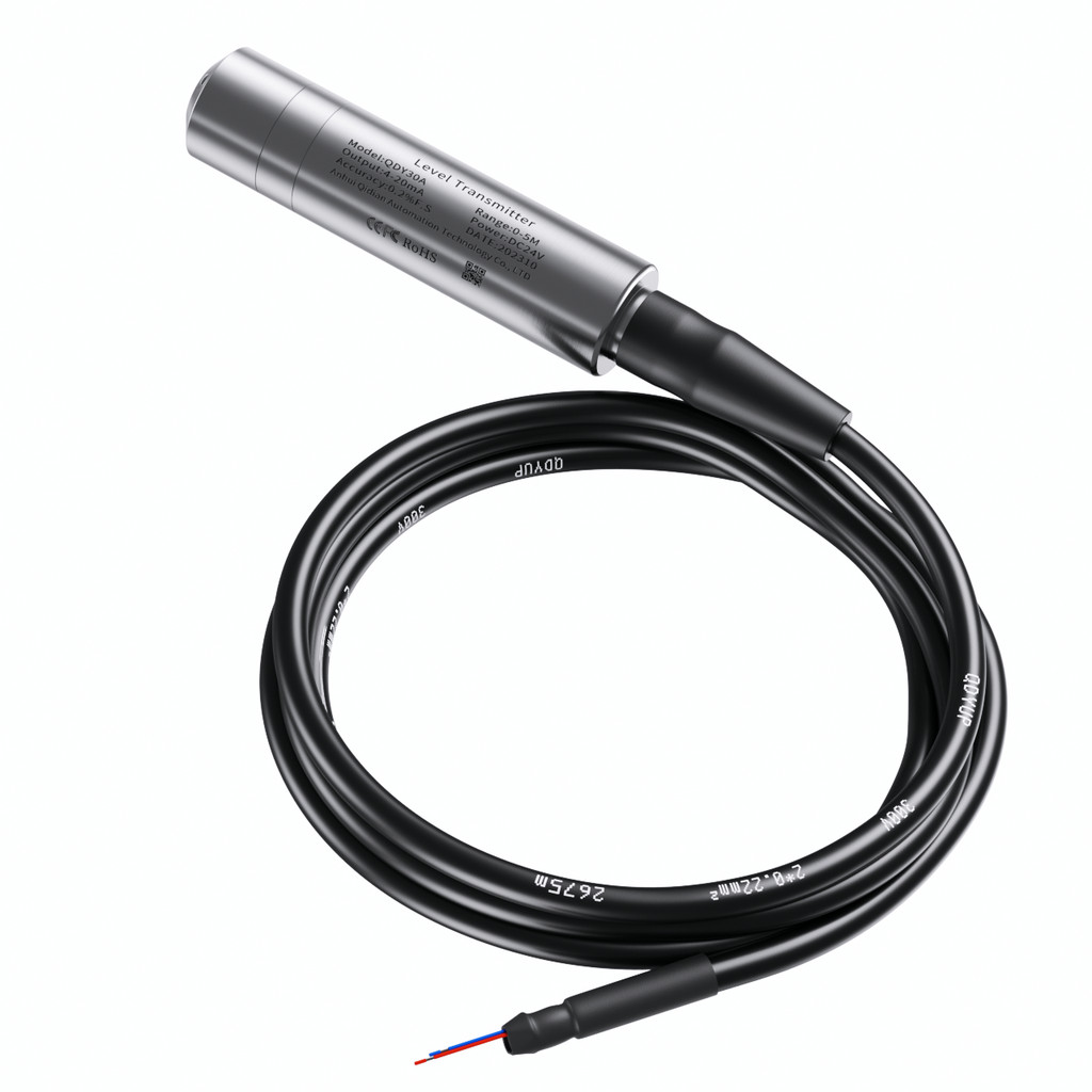 PROMO   Liquid Level Sensor Water Tank Level Transmitter 4-20mA Low Cost Water Level Sensor 5m 10m 1