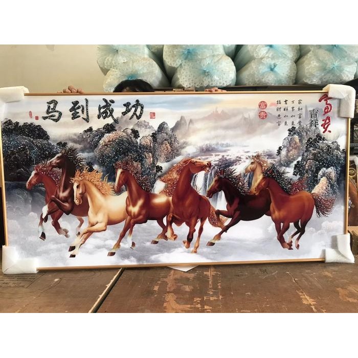 Lanrose Lukisan Porcelain Diamond Kuda - 17