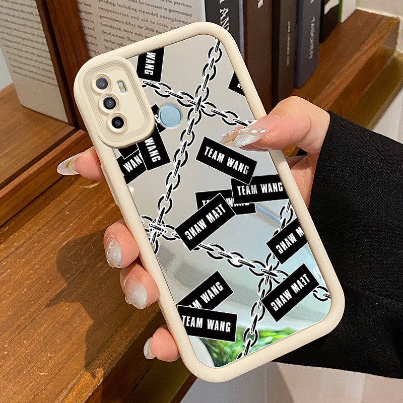 Casing Hp Untuk OPPO A53 2020 A33 2020 A53s A32 A11s Case Casing pola Rantai Kasing HP Kesing pelind