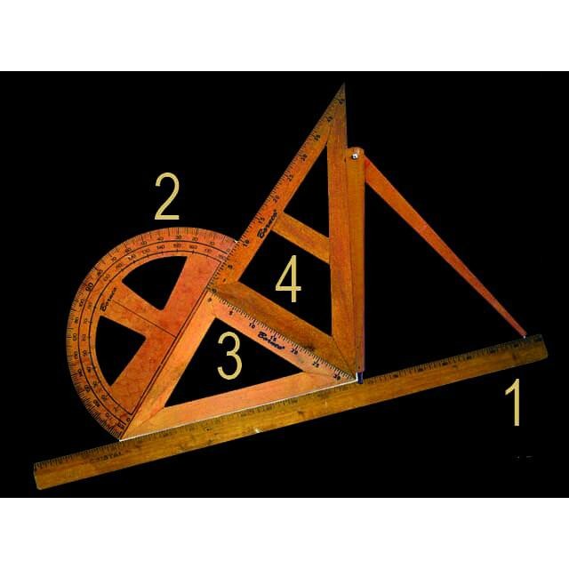 

Penggaris Kayu (panjang, segitiga, jangka, busur)