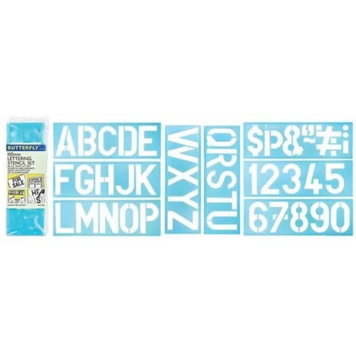 

Butterfly Penggaris Huruf Angka HA-860 - Penggaris Cetakan