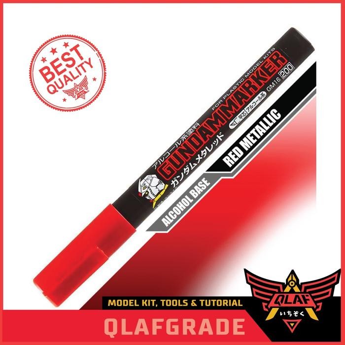 

GUNDAM MARKER METALIC RED GM16 MR HOBBY BARU