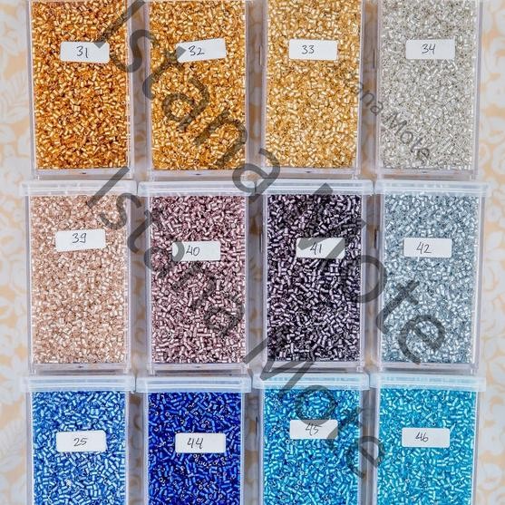 

Payet / Mote Jepang MGB 50gram warna 31-34 39-46 bambu & pasir ASLI