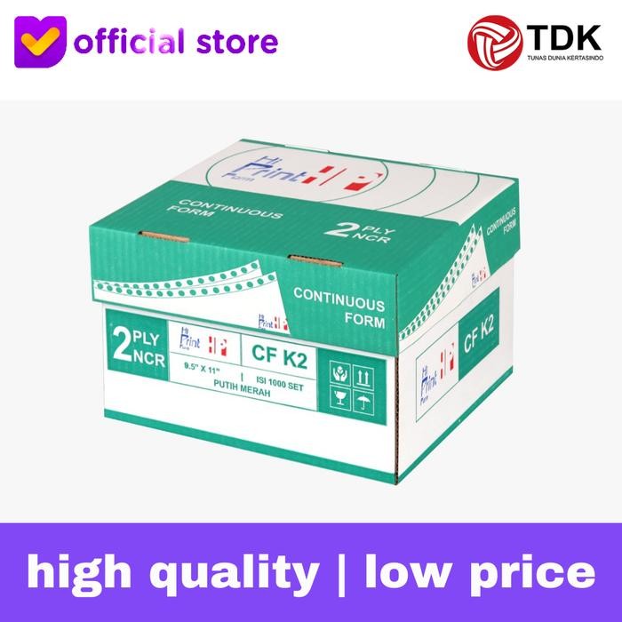 

Hi-Print Continuous Form 91/2 x 11 2 Ply (K2)
