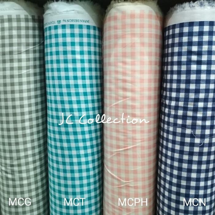 

Medium Checkers Kotak Sedang~ Kain Katun Jepang Japan Design