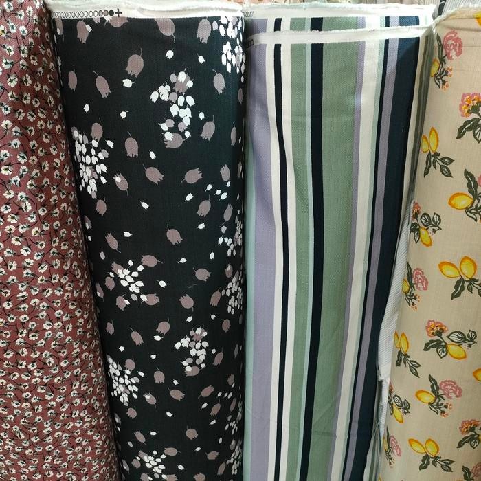 

katun jepang kain semi canvas bahan baby kanvas japan design