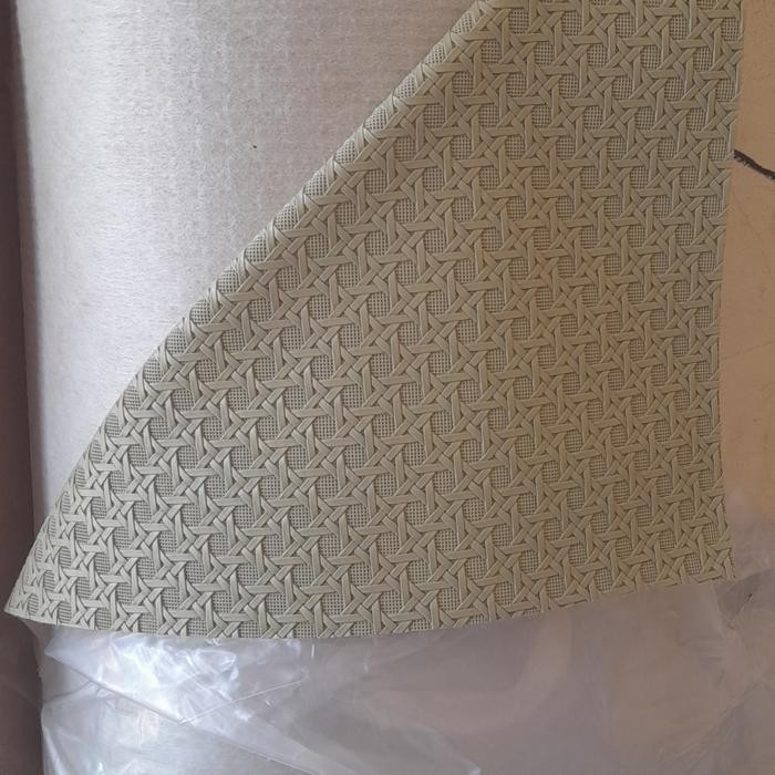 

bahan prada motif sulam tikar bahan PVC leather bahan tas bahan dompet souvenir