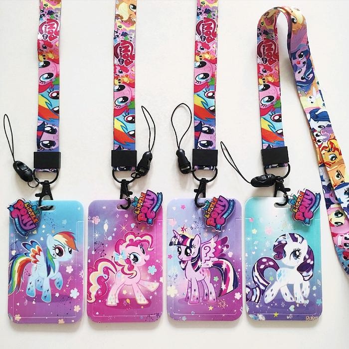

ID Card Holder Name Tag Lanyard / Kalung Wadah Kartu Identitas Tapping Cute My Little Pony Kartun