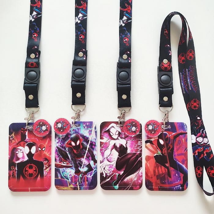 

ID Card Holder Name Tag Lanyard / Kalung Kartu Spiderman Spiderverse