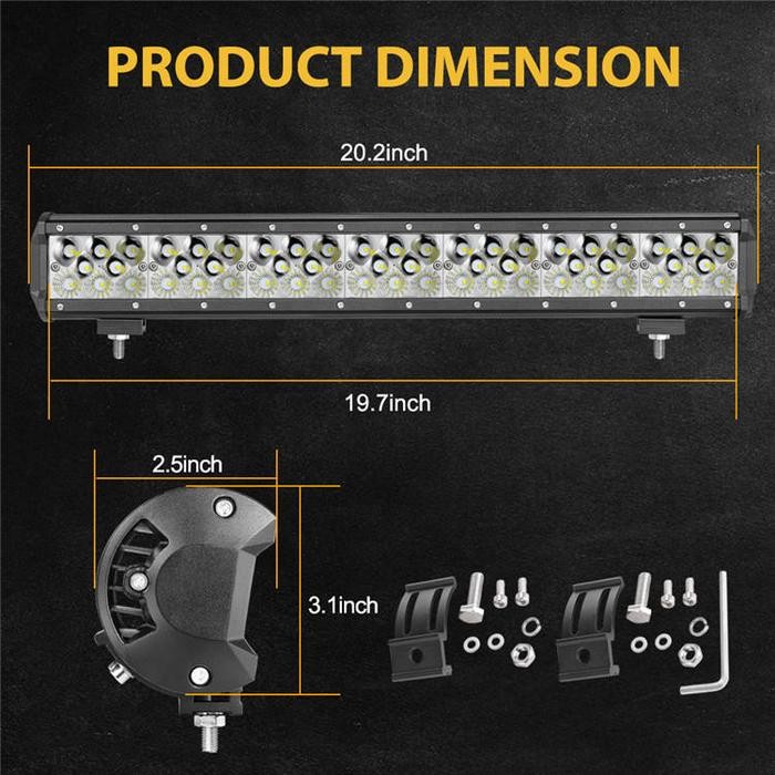 Grosir Lampu Sorot Foglamp Mobil Bar Led Panjang Super Terang Otoheros Ori