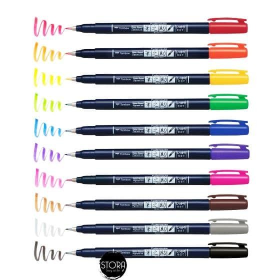 

Tombow Fudenosuke Brush Pen Hard Color/Calligraphy
