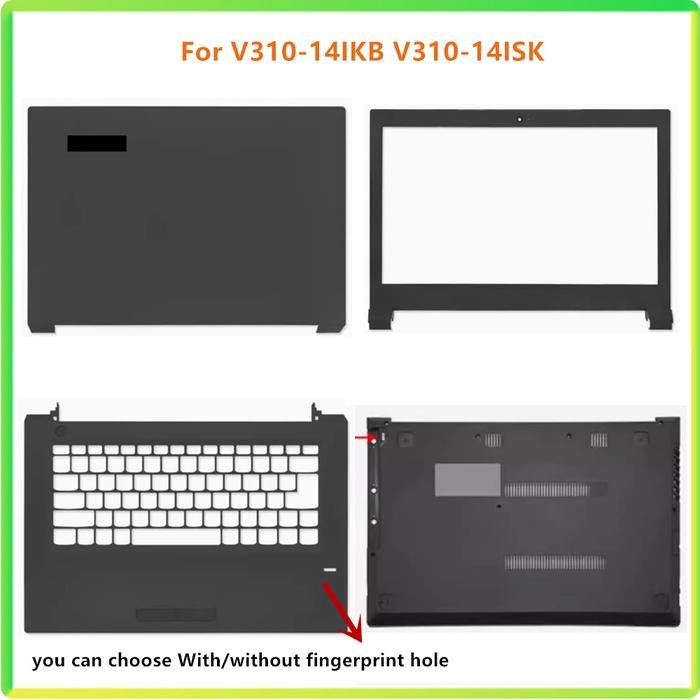 New Laptop LCD Back Bezel Front Frame TOP Case Palmrest Upper Housing Bottom Cover Case For Lenovo V