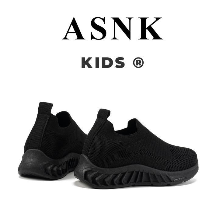 ASNK SHION Sepatu Sekolah Anak Laki Laki Perempuan Sd Sneakers Kualitas Import Size 25-36 Usia 3-12