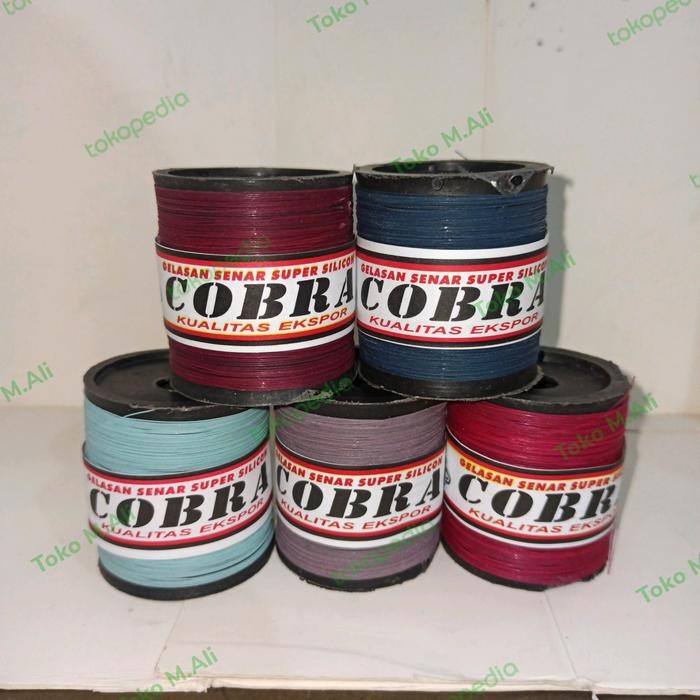 Benang Nilon Kelos Cobra Benang Senapan Layangan Gelasan 1 Pak Isi 12 Kode 85