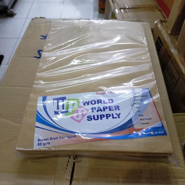 

AMPLOP COKLAT FOLIO WPS BERKUALITAS KODE 1029