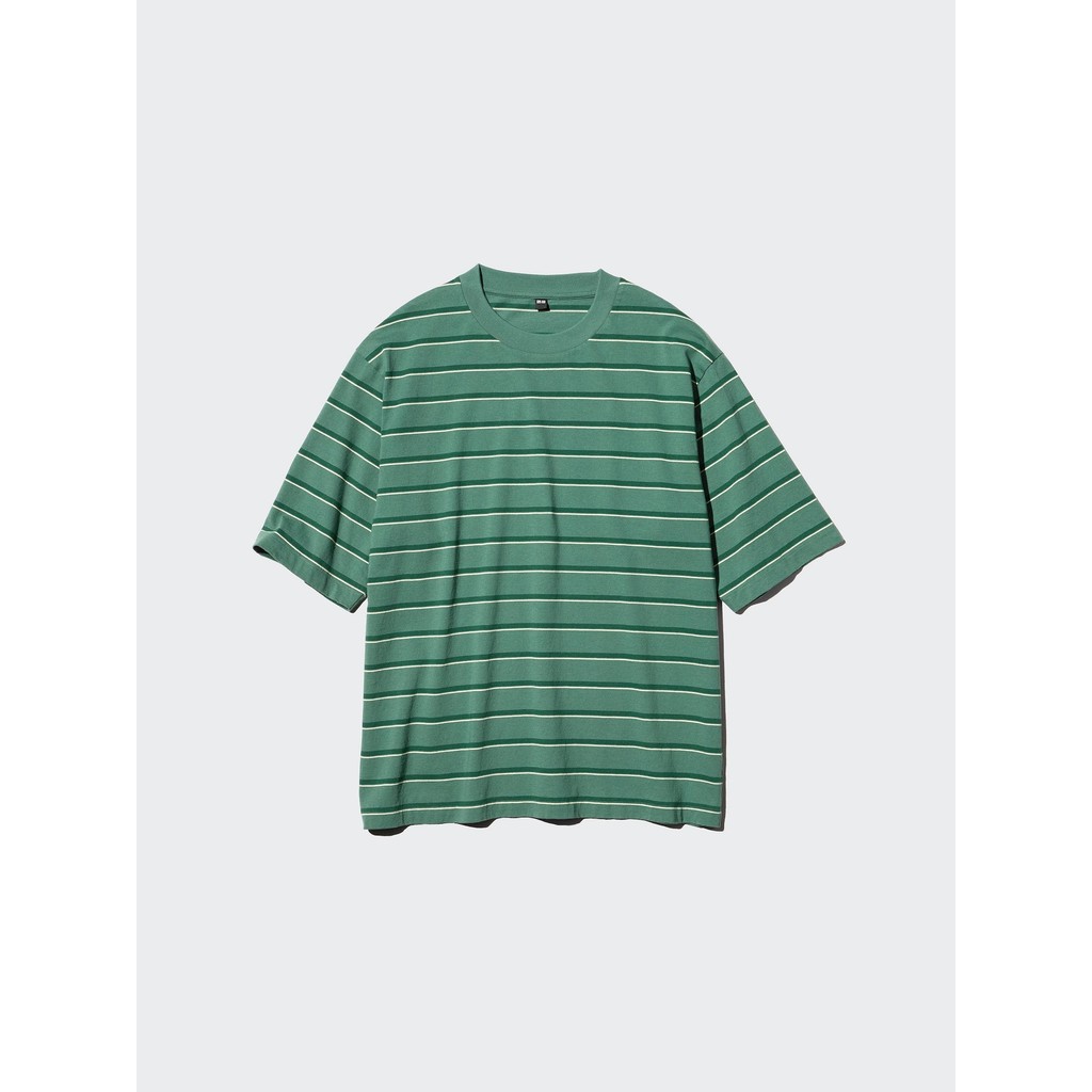 Uniqlo T-Shirt Oversize Garis