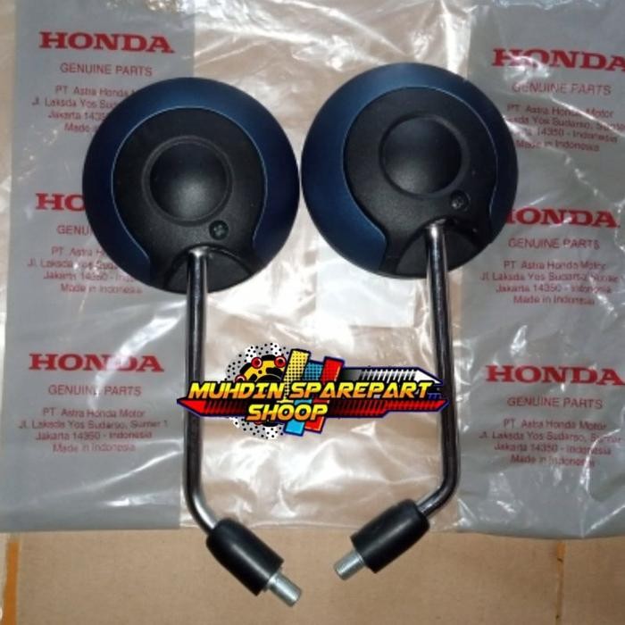 TERMURAH KACA SPION SCOOPY NEW ESP PRESTIGE TAHUN 2020 ORIGINAL BIRU DOFF