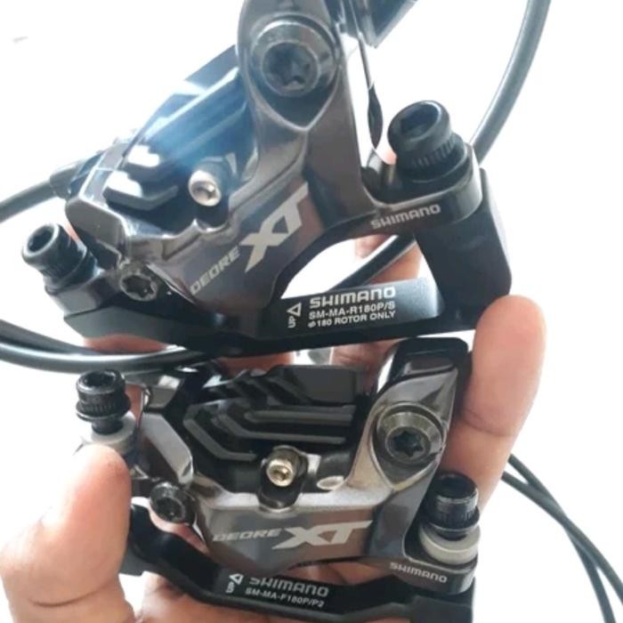 Caliper Rem XT 4 Piston + Kampas Brakeset XT M8120