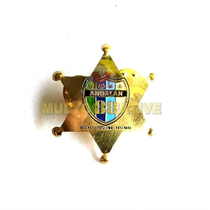 

Pin Andalan Model Bintang Pin Bros Andalan Bintang Warna Gold PREMIUM