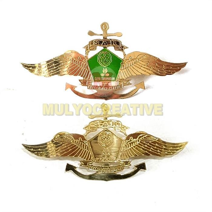 

Wing Logo SAR Saka Taruna Bumi Brevet Pin SAR Full Logam PREMIUM