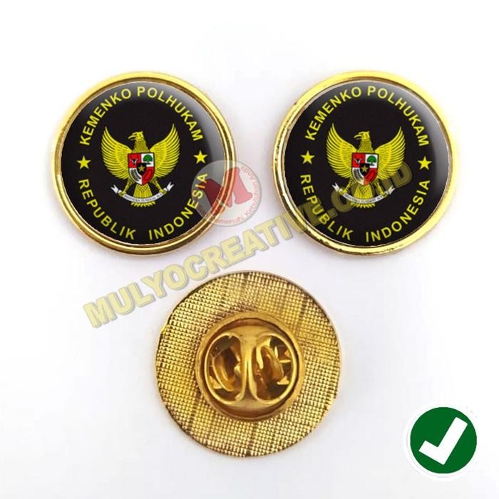 

Lencana Pin Kemenko Polhukam RI Bentuk Bulat Bahan Logam Murah PREMIUM