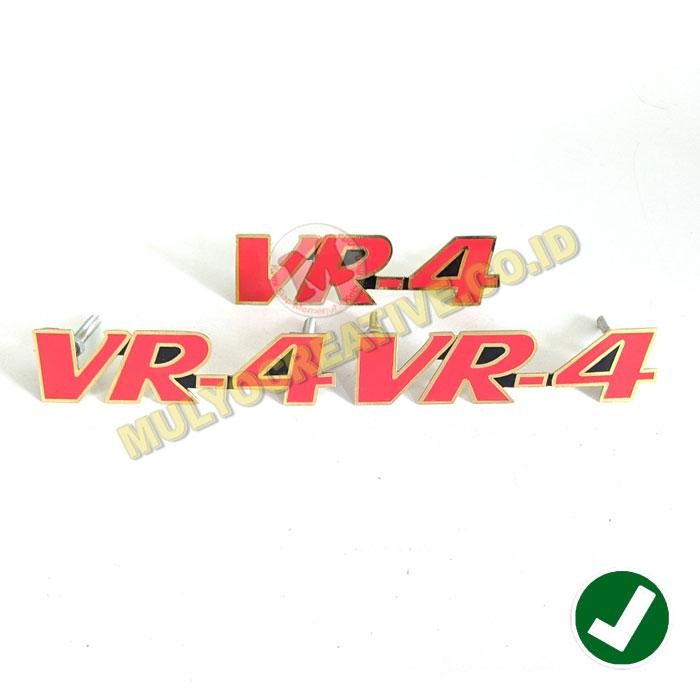 

Emblem Plat Mobil Logo VR-4 Emblem Mitsubishi Legnum Galant VR- 4 PREMIUM