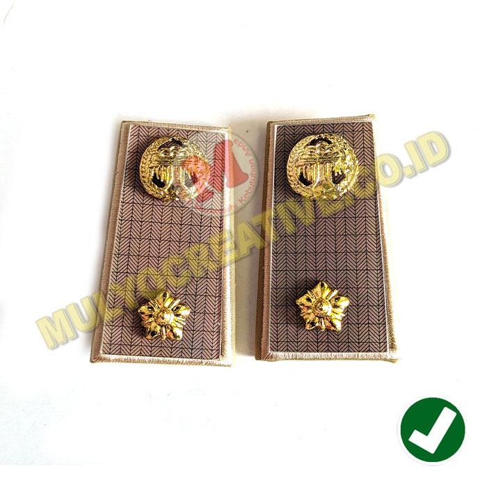 

Evolet Tanda Jabatan Pundak Lurah Evolet Lurah Kades Melati 1 Gold PREMIUM