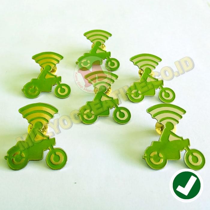 

Pin Gojek Bahan Logam - Komunitas Gojek Indonesia Bros Gojek PREMIUM