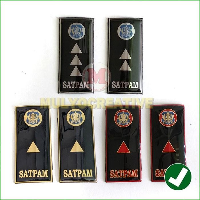 

Pangkat Satpam PDH Akrilik Logam Tebal Terbaru Evolet Premium Murah PREMIUM