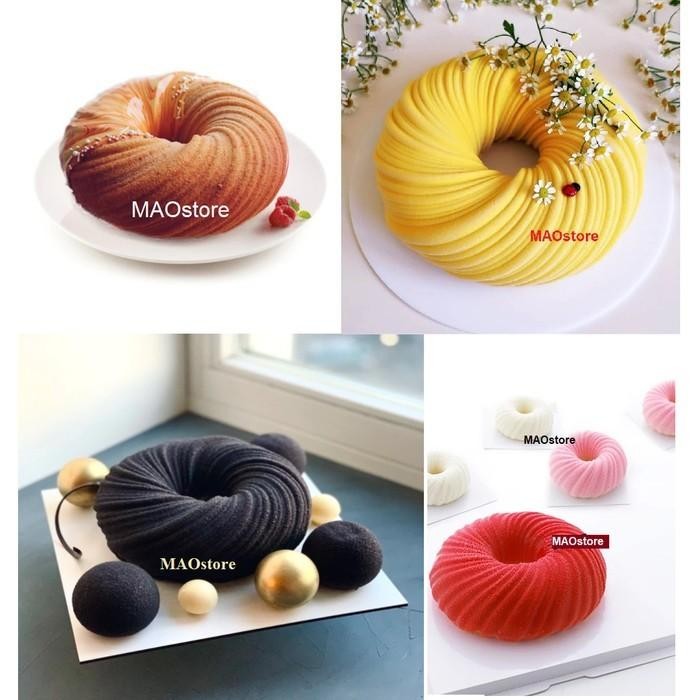 Maostore Profesional Intereccio Entremet Mirror Cake Mold L