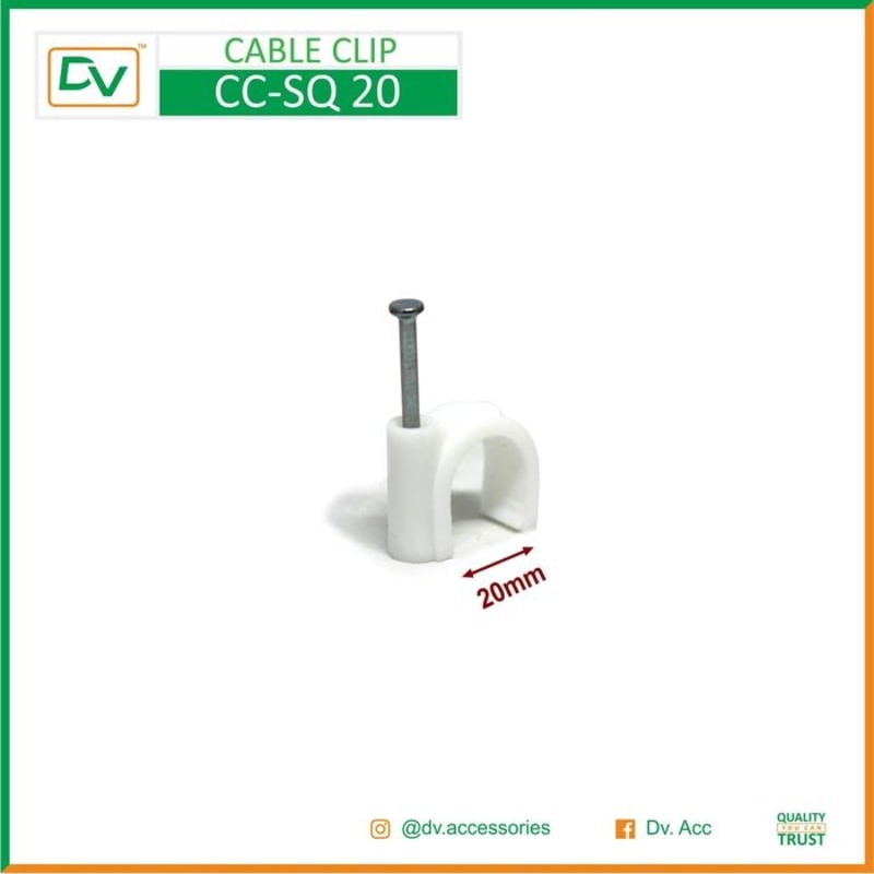 

PROMO DV CABLE CLIP 20MM